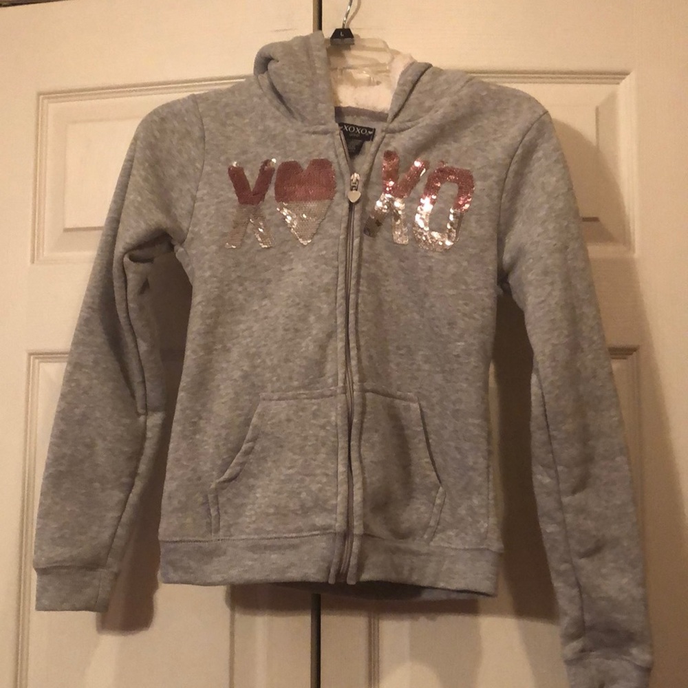 XOXO Girls L  Hooded Logo Sweatshirt